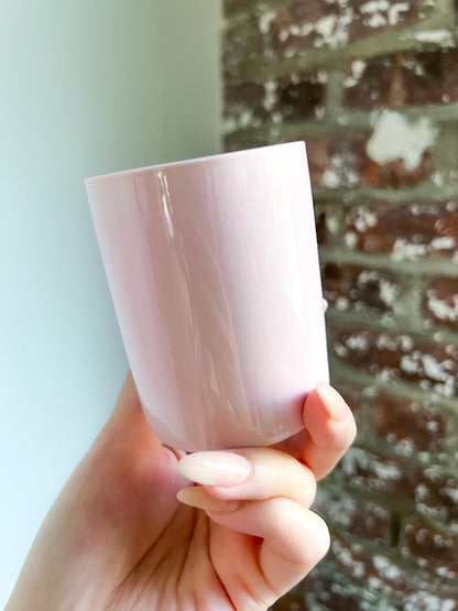 Pink Ceramic Planter with Drainage